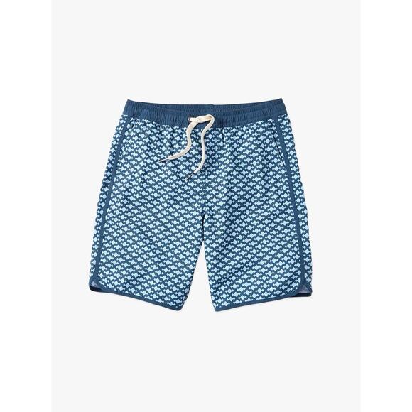 Fair Harbor Kids Anchor Swim Trunk Mist Seaview Blue Beach Pool Youth Boys XL - Picture 1 of 8